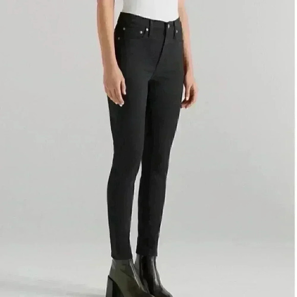 NWT Edwin Candice High Rise Skinny Jeans in Black - Picture 2 of 9